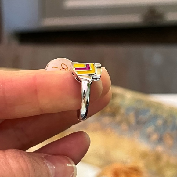 Sterling ☀️Animal ring New size 6 Sterling Silver Elephant ring nwt - Picture 7 of 7